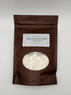 Brown package with a label on a white background